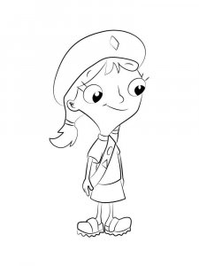Phineas and Ferb coloring page 44 - Free printable