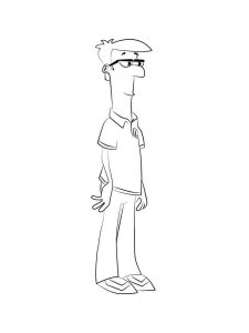 Phineas and Ferb coloring page 45 - Free printable