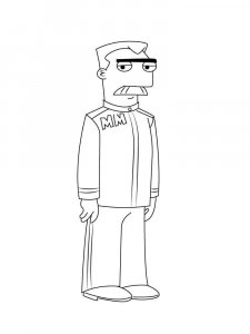 Phineas and Ferb coloring page 46 - Free printable