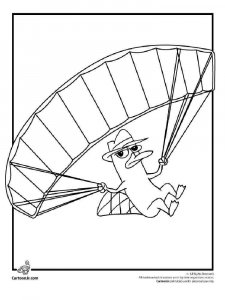 Phineas and Ferb coloring page 1 - Free printable