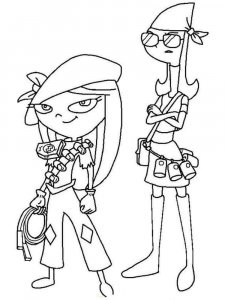 Phineas and Ferb coloring page 14 - Free printable