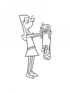 Phineas and Ferb coloring page 31 - Free printable