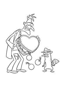 Phineas and Ferb coloring page 38 - Free printable