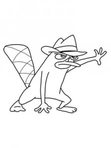 Phineas and Ferb coloring page 7 - Free printable