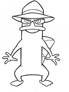Phineas and Ferb coloring page 8 - Free printable