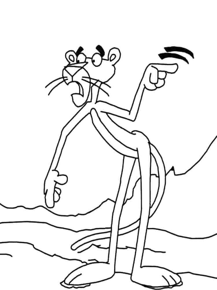 Pink Panther coloring pages. Free Printable Pink Panther coloring pages.