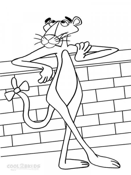 Pink Panther coloring pages