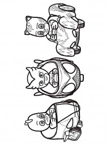 PJ Masks coloring page 43 - Free printable