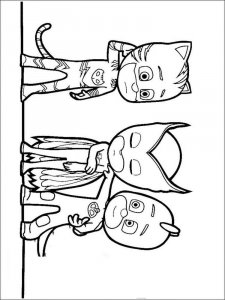PJ Masks coloring page 18 - Free printable