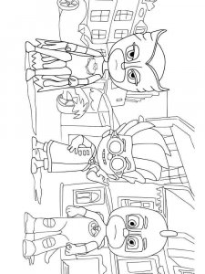 PJ Masks coloring page 37 - Free printable