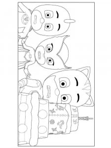 PJ Masks coloring page 5 - Free printable