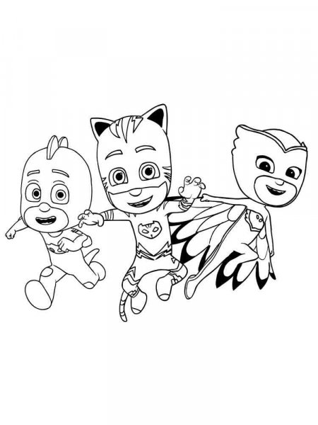 PJ Masks coloring pages