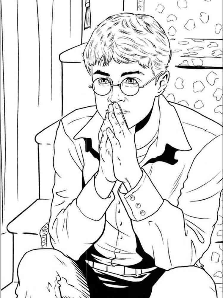 harry potter coloring pages download and print harry