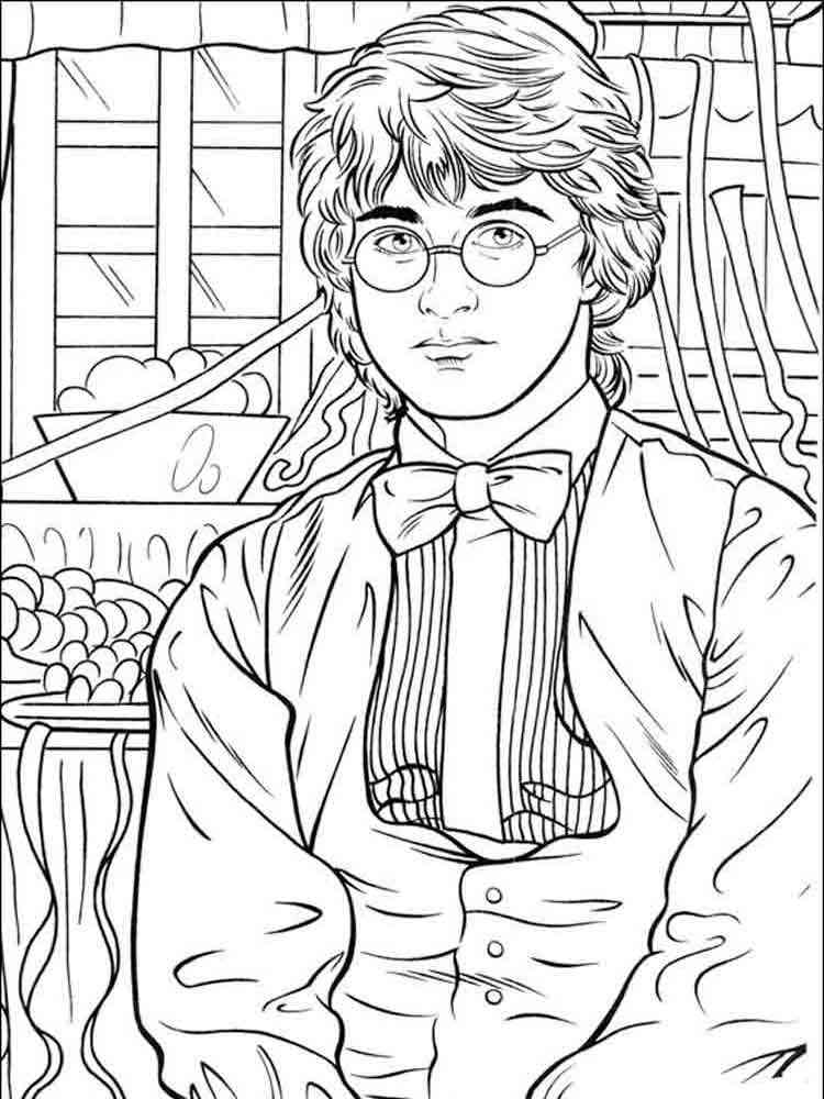 Coloring Book Harry Potter 257+ SVG Design FIle Free SVG Cut File