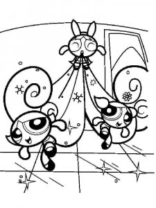 Powerpuff buttercup coloring page 17 - Free printable