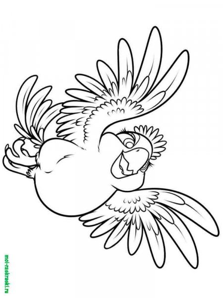 Rio and Rio 2 coloring pages