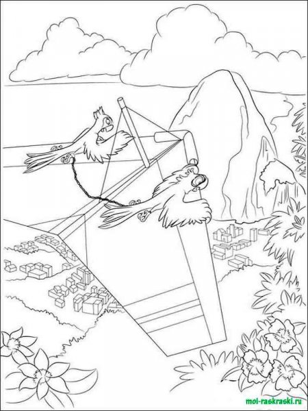 Rio and Rio 2 coloring pages
