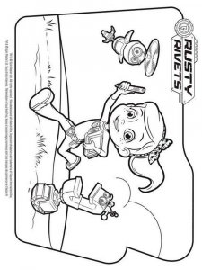 Rusty Rivets coloring page 6 - Free printable
