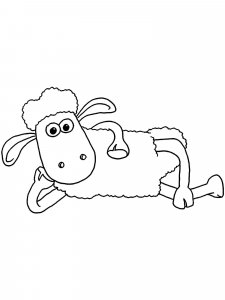 Shaun the Sheep coloring page 25 - Free printable