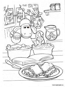 Shaun the Sheep coloring page 11 - Free printable