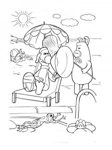 Shaun the Sheep coloring page 23 - Free printable