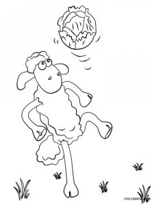 Shaun the Sheep coloring page 8 - Free printable