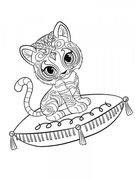 Shimmer and Shine coloring pages. Free Printable Shimmer and Shine ...