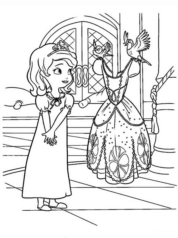 Sofia the First coloring pages. Free Printable Sofia the ...