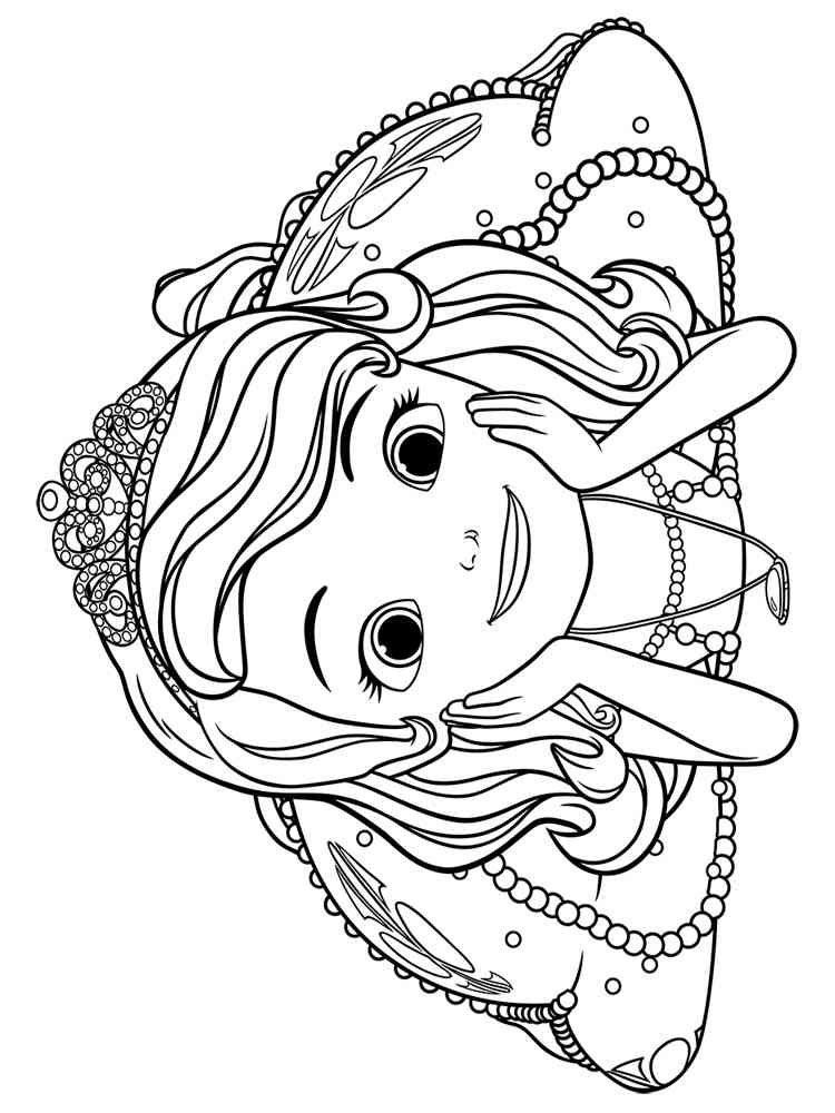 Sofia the First coloring pages. Free Printable Sofia the First coloring
