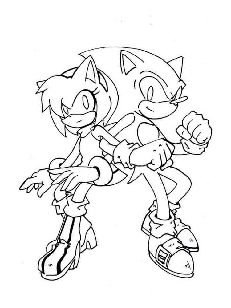 Free printable Sonic The Hedgehog coloring pages