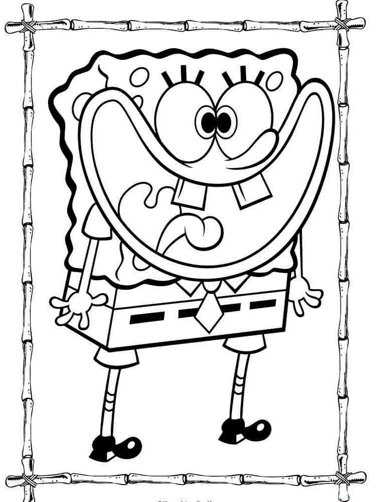 SpongeBob coloring pages. Download and print SpongeBob coloring pages.