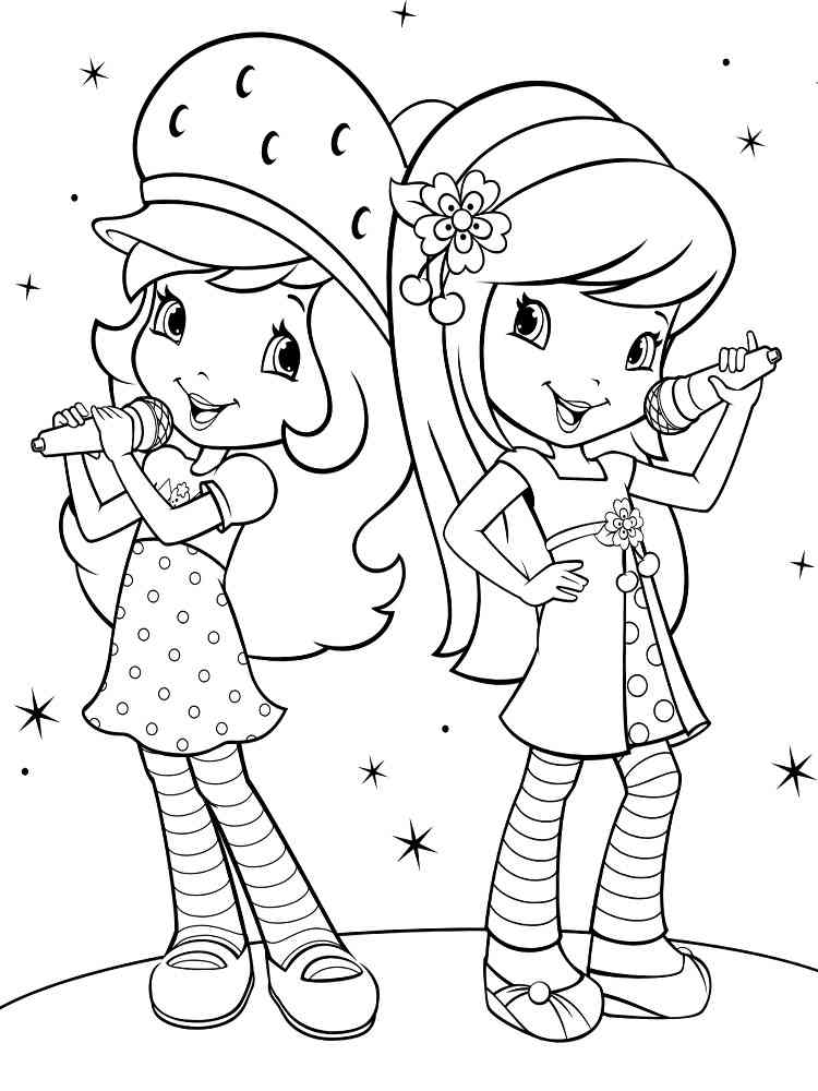 Strawberry Shortcake Coloring - Free coloring books pages