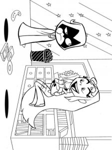 Teen Titans Go coloring page 14 - Free printable
