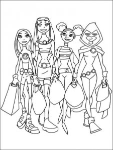 Teen Titans Go coloring page 20 - Free printable