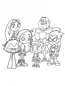Teen Titans Go coloring page 44 - Free printable