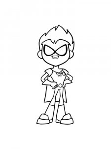Teen Titans Go coloring page 46 - Free printable