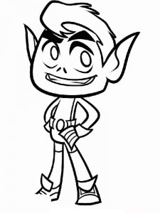 Teen Titans Go coloring page 7 - Free printable