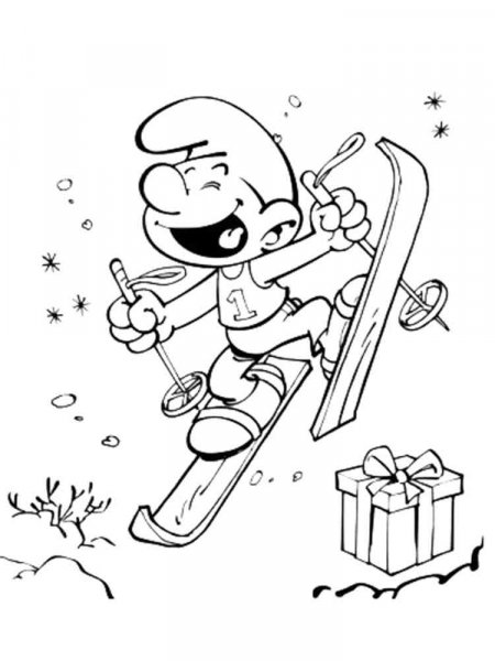 The Smurfs coloring pages