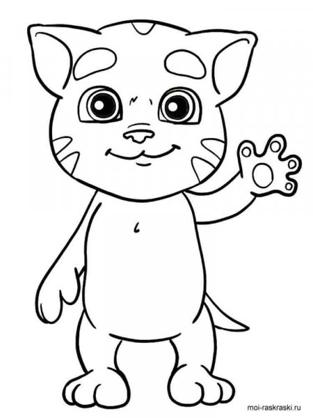 Tom and Angela coloring pages