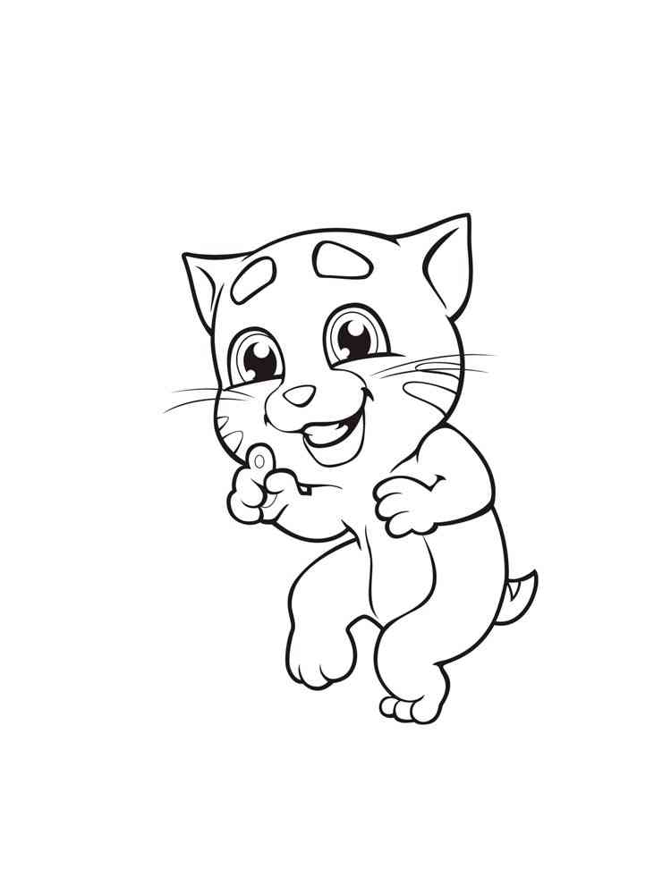Free printable Tom and Angela coloring pages.