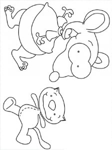 Toopy and Binoo coloring page 10 - Free printable