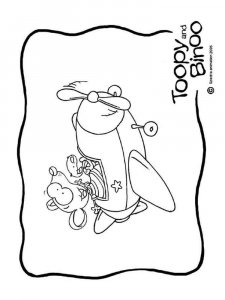 Toopy and Binoo coloring page 14 - Free printable