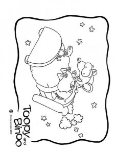Toopy and Binoo coloring page 5 - Free printable
