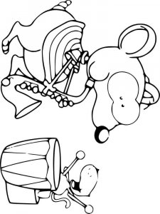 Toopy and Binoo coloring page 6 - Free printable
