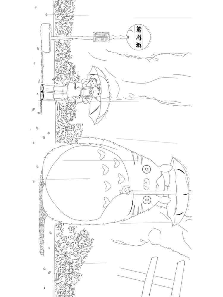 totoro coloring printable recommended cartoon