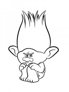 Trolls coloring page 36 - Free printable