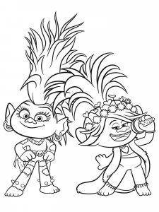 Trolls coloring page 45 - Free printable