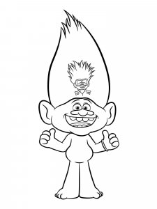 Trolls coloring page 46 - Free printable