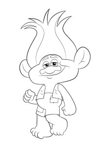 Trolls coloring page 49 - Free printable