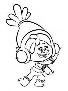 Trolls coloring page 41 - Free printable